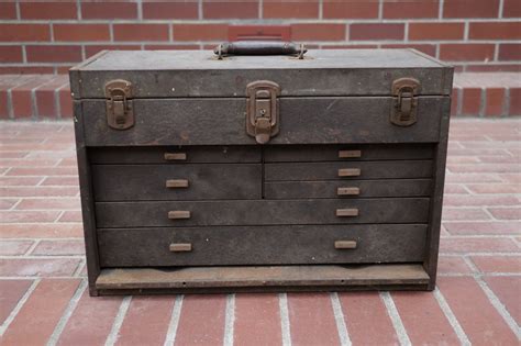 old antique metal tool box|did toolboxes exist in 1948.